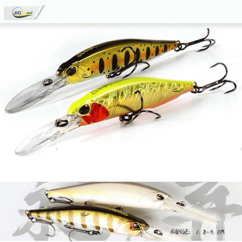 Isca Artificial de Meia Água 10cm 16 gramas FRETE GRÁTIS - Jig Brasil