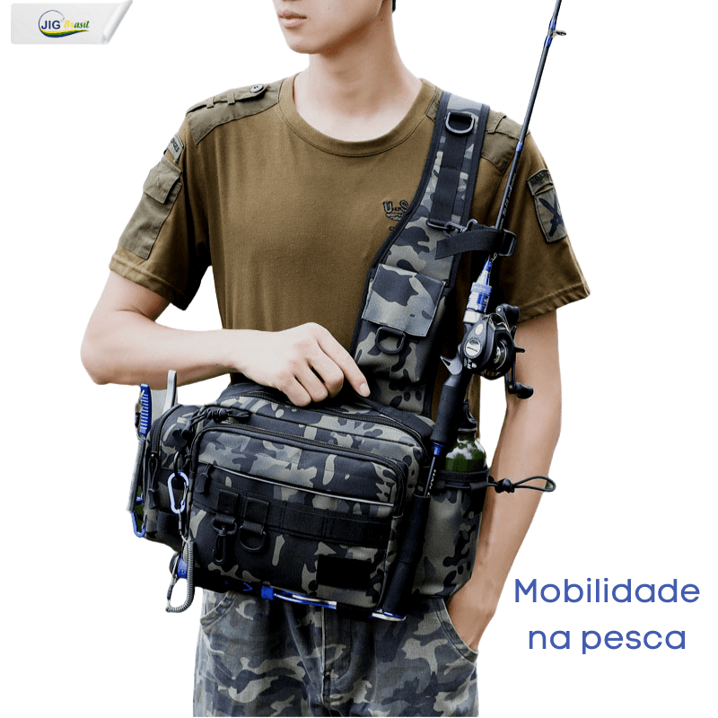 Mochila de Pesca - PESCA URBANA FRETE GRÁTIS - Jig Brasil