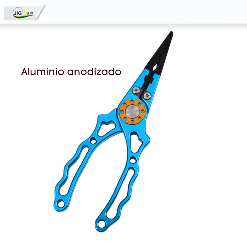 Alicate em Alumínio Anodizado Para Pesca FRETE GRÁTIS - Jig Brasil