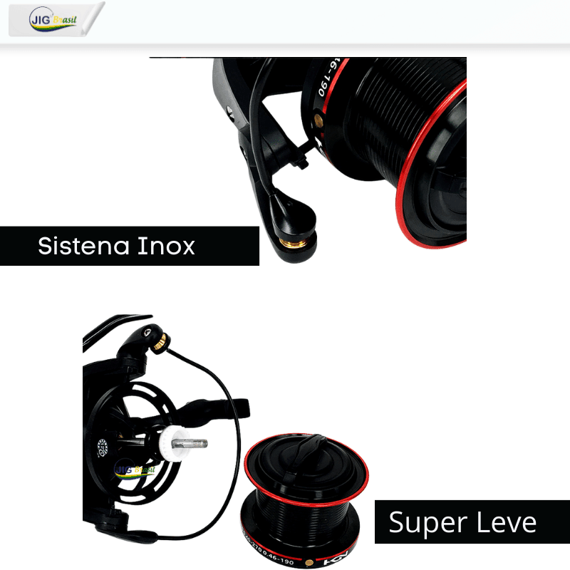 Molinete SURF CASTING FRETE GRÁTIS - Jig Brasil