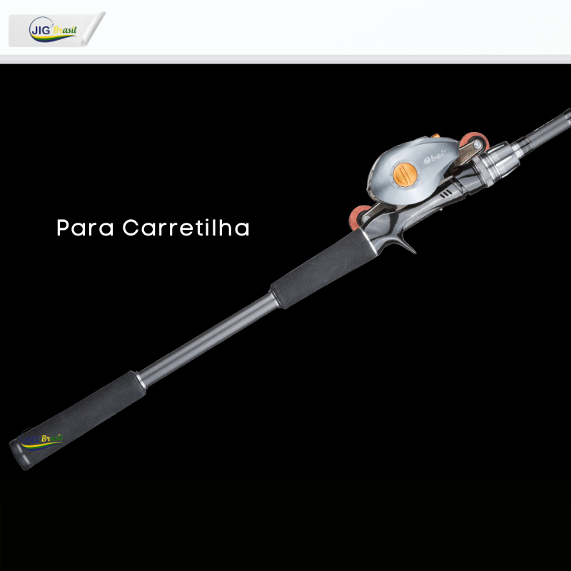 Vara para Pesca Media de Carbono 1.98, 2.28 e 2.58m FRETE GRÁTIS - Jig Brasil