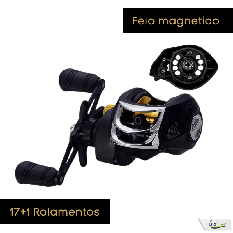 Carretilha LK 201 17+1 Rolamentos=FRETE GRÁTIS - Jig Brasil