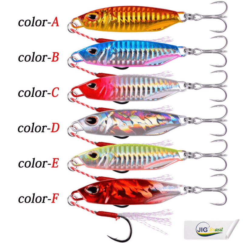 Micro Jig 10/15/20/30/40g =FRETE GRÁTIS - Jig Brasil