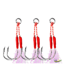 Assist. Hook Duplo 3 Unidades FRETE GRÁTIS - Jig Brasil
