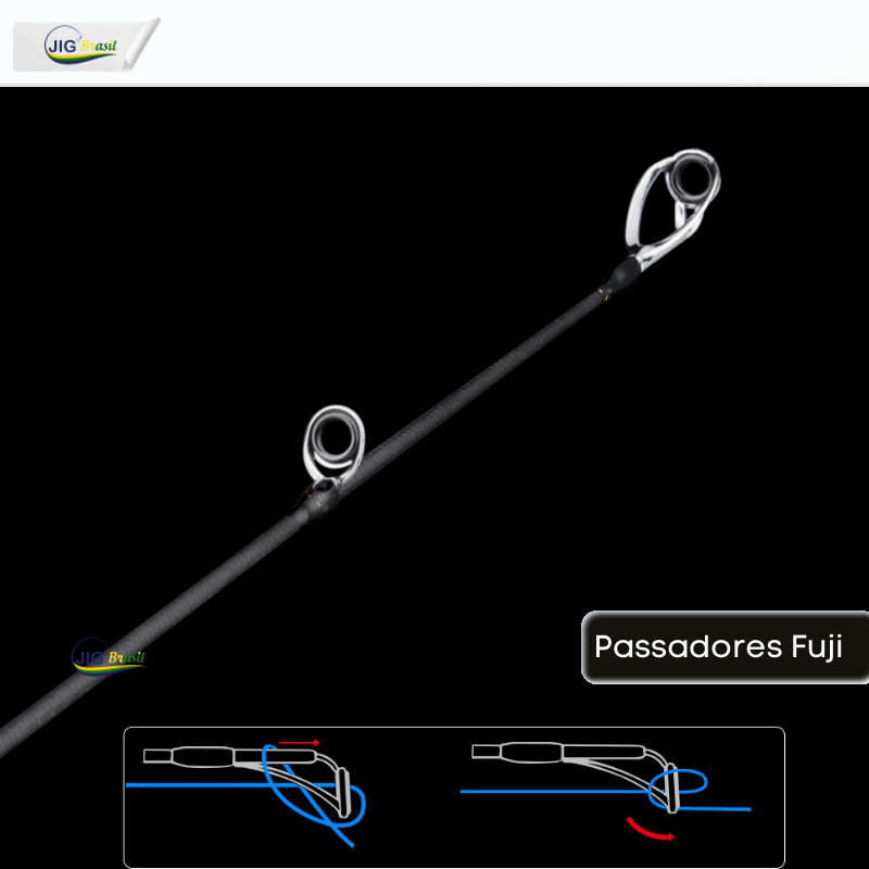 Vara de Pesca em Fibra de Carbono T88 Voyager FRETE GRÁTIS - Jig Brasil