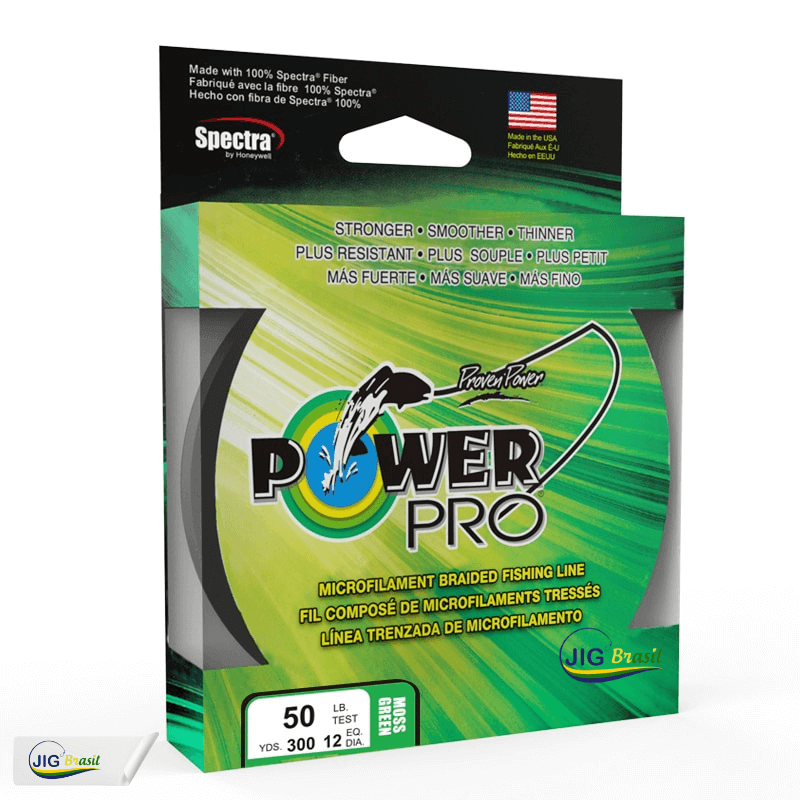 Linha Multifilamento Power Pro 300YDS FRETE GRÁTIS - Jig Brasil