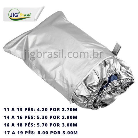 Capa para Lanchas Platinum 13, 16, 18 e 19 Pés Frete Grátis - Jig Brasil