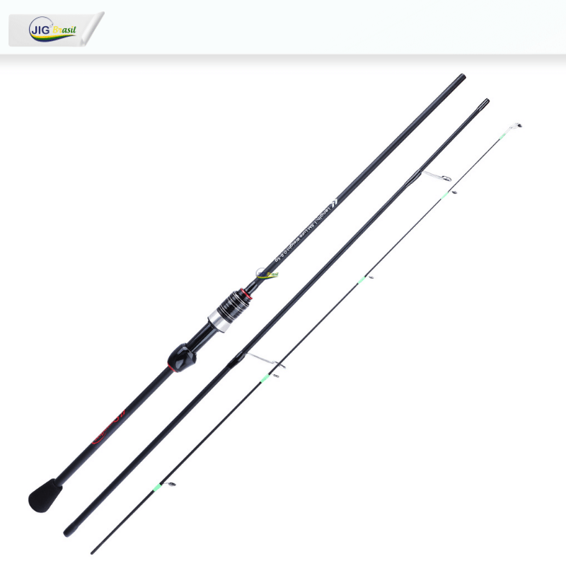 Vara de Pesca Ultra-Light em Fibra de Carbono 1.8metros FRETE GRÁTIS - Jig Brasil