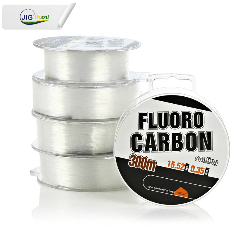 Linha Fluorcarbono 300 Metros Frete GRÁTIS - Jig Brasil