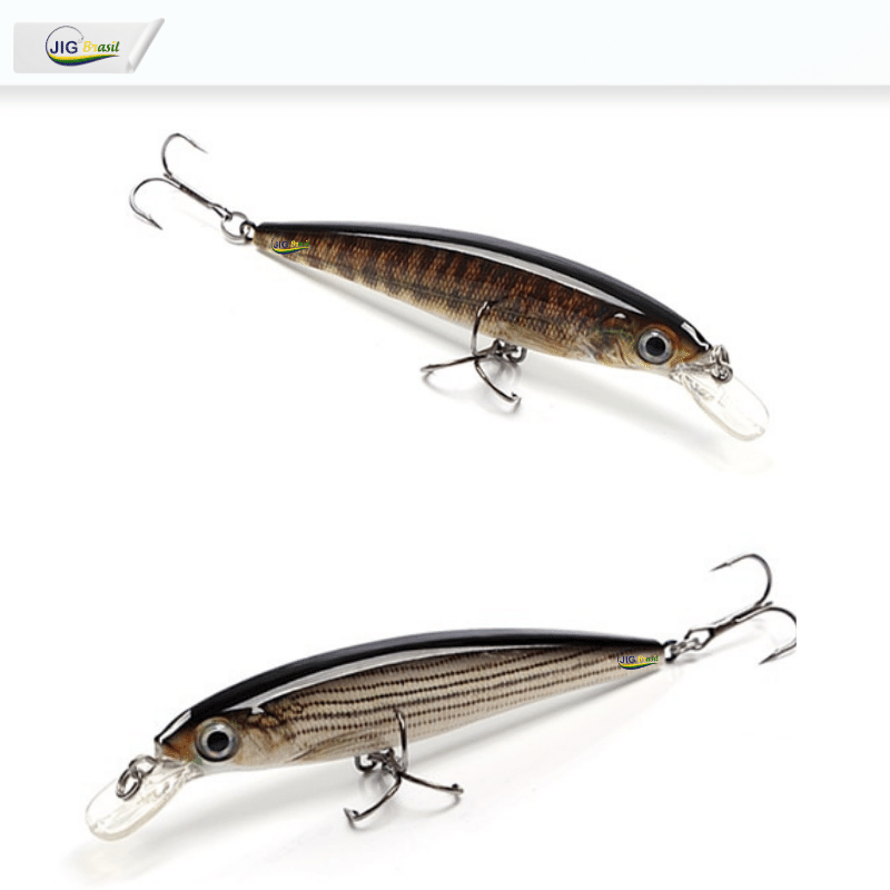 Isca Artificial Jerkbait Piabinha 10cm 12g Frete GRÁTIS - Jig Brasil