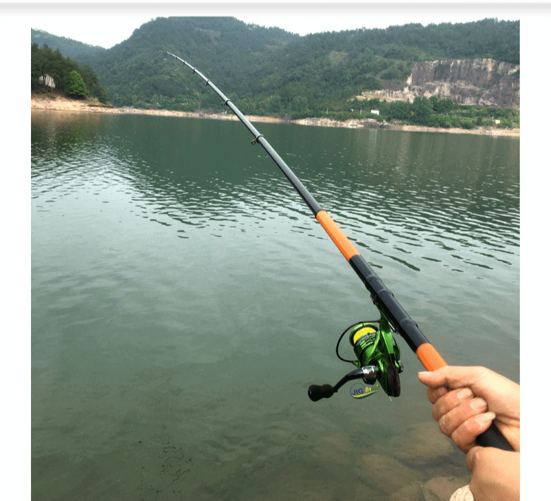 Vara Pesca de Praia de Ação Rápida em Fibra de Carbono FRETE GRÁTIS - Jig Brasil