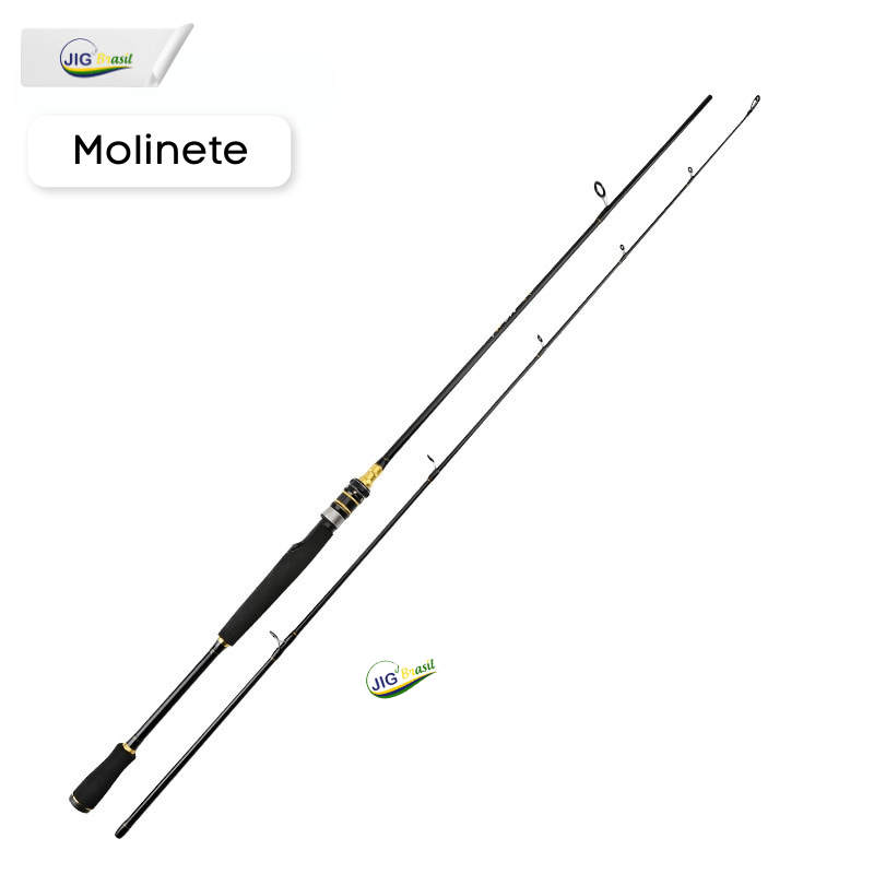 Vara de pesca Cat Gold 8-15LBS de Carbono 1.80m Ação Rápida FRETE GRÀTIS - Jig Brasil