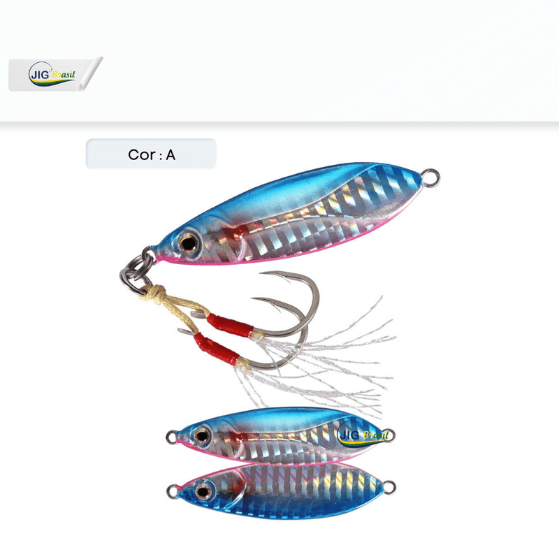 Slow Jig 18, 28, e 38g FRETE GRÁTIS - Jig Brasil