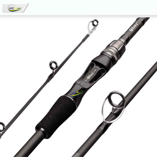 Vara para Pesca Media de Carbono 1.98, 2.28 e 2.58m FRETE GRÁTIS - Jig Brasil