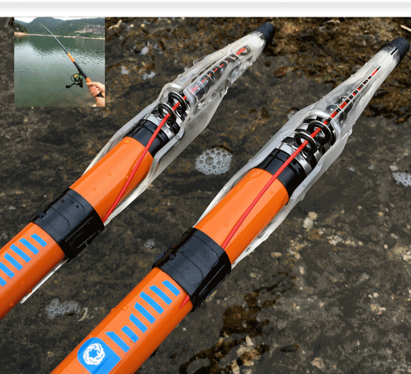 Vara Pesca de Praia de Ação Rápida em Fibra de Carbono FRETE GRÁTIS - Jig Brasil