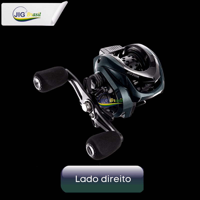 Carretilha ATD 200R Drag de 8kg Recolhimento 7.2:1 FRETE GRÁTIS - Jig Brasil