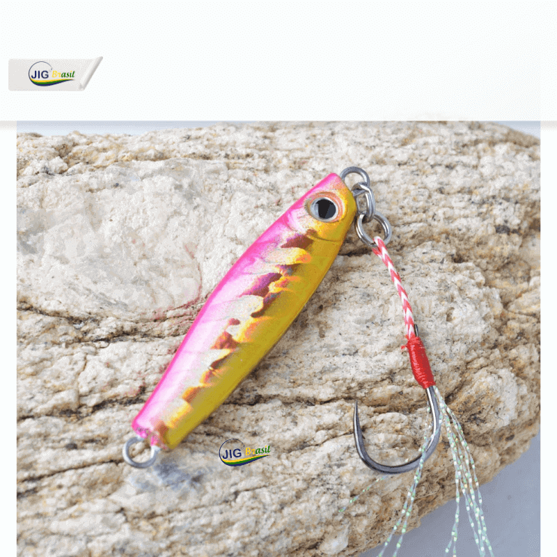 Micro Jig 7, 14, e 28 Gramas 4 Unidades Jig Brasil FRETE GRÁTIS - Jig Brasil