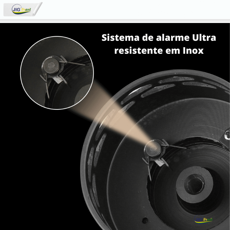 Molinete em Alumínio Luna GLS 12+1 Rolamentos Inox FRETE GRÁTIS - Jig Brasil