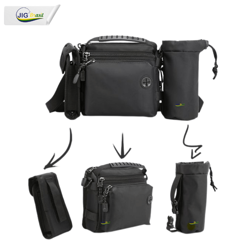 Bolsa Street 28x18x9 Centímetros Multifuncional FRETE GRÁTIS - Jig Brasil