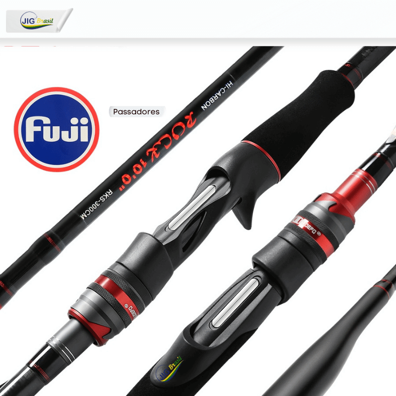 Vara Extreme 3 e 4 Partes Ideal para Pesca Urbana FRETE GRÁTIS - Jig Brasil