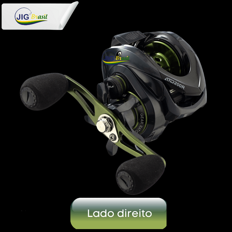 Carretilha Scorpions ATD200R Rolamentos em INOX Recolhimento 7.2:1 8kg de Drag FRETE GRÁTIS - Jig Brasil