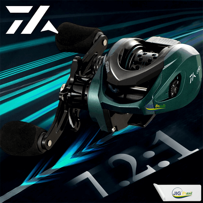 Carretilha ATD 200R Drag de 8kg Recolhimento 7.2:1 FRETE GRÁTIS - Jig Brasil