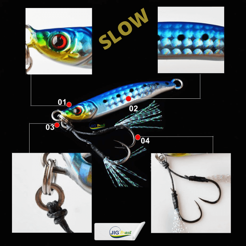 Micro Jig/ Slow 20g FRETE GRÁTIS - Jig Brasil