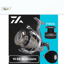 Molinete para Água Salgada com Carretel Duplo 14+1 BB Relação de Recolhimento 5.1:1 FRETE GRÁTIS - Jig Brasil