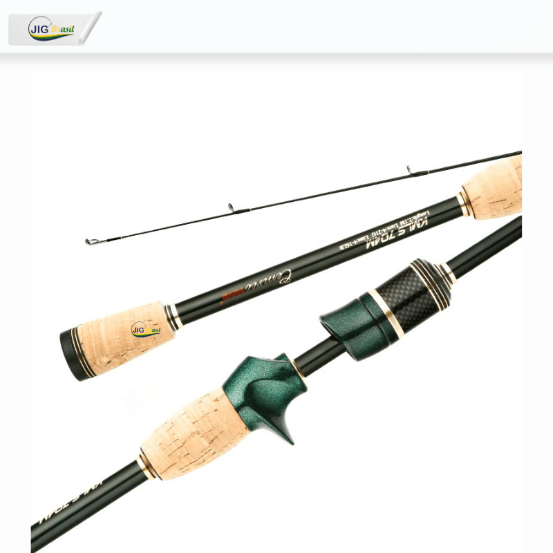 Vara de Pesca Portátil em Fibra de Carbono 1.8m, 2.10 e 2.40 Metros FRETE GRÁTIS - Jig Brasil