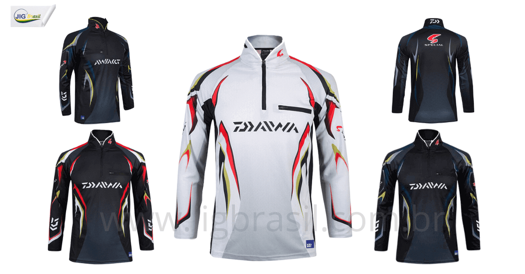 Camisa de Pesca Com Proteção UV 50% FRETE GRÁTIS - Jig Brasil
