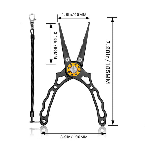 Alicate de Pesca em Alumínio Anodizado - Jig Brasil