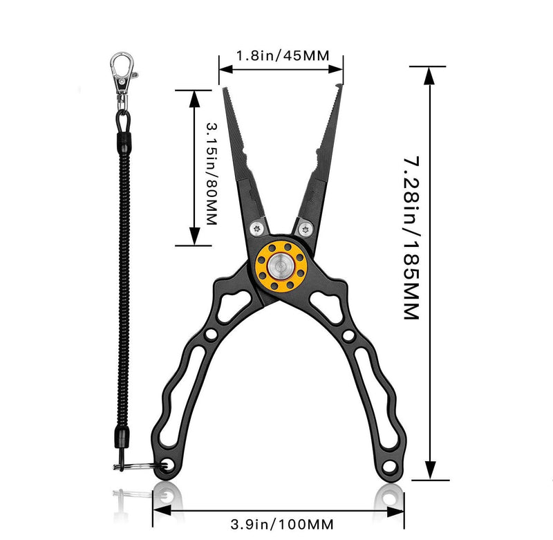 Alicate de Pesca em Alumínio Anodizado - Jig Brasil