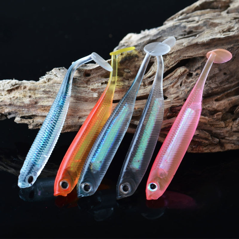 Isca Artificial Lambari Shad 8 Peças Ultra Macia FRETE GRÁTIS - Jig Brasil