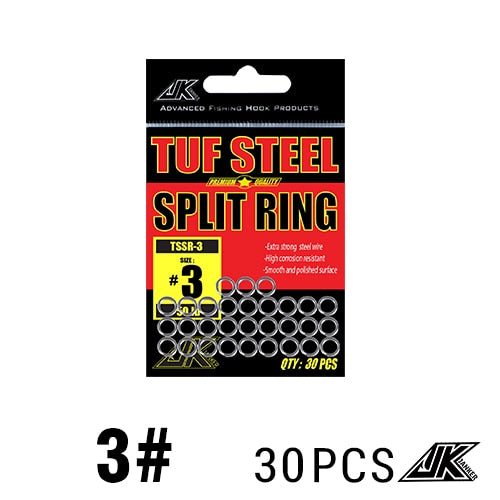 Split Rings em Aço Inox FRETE GRÁTIS - Jig Brasil