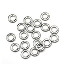 Solid Ring 50pcs em Aço INOX 304= FRETE GRÁTIS - Jig Brasil