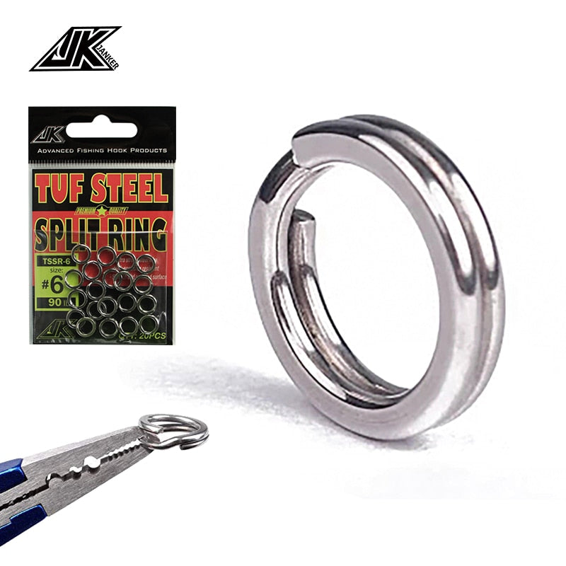 Split Rings em Aço Inox FRETE GRÁTIS - Jig Brasil