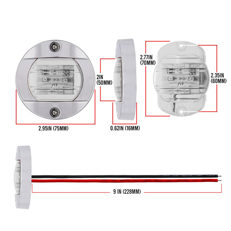 Luz de Cortesia para Barcos 12V /24V= FRETE GRÁTIS - Jig Brasil