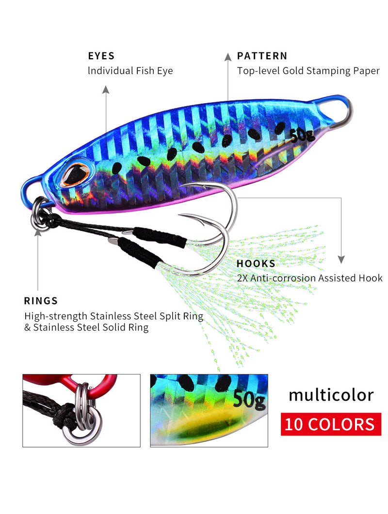 Micro Jig 10, 15, 20 e 30 Gramas FRETE GRÁTIS - Jig Brasil