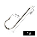 Anzol Patinha de Aço Carbono 1 # a 10 # Caixa com 100 Peças FRETE GRÁTIS - Jig Brasil