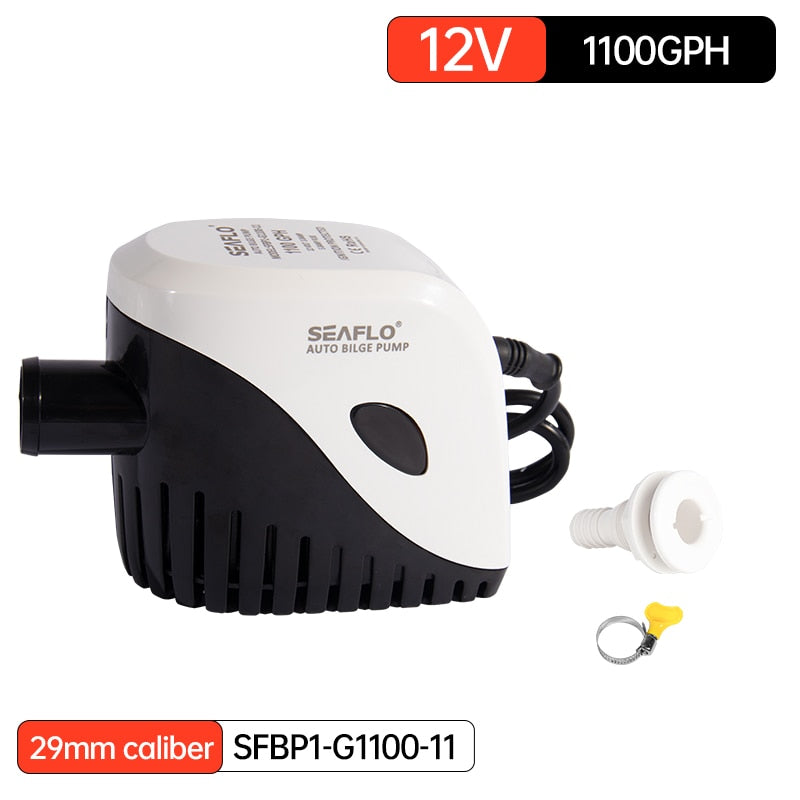 Bomba de porão com Boia Magnética 12 Volts =1100 GPH - Jig Brasil