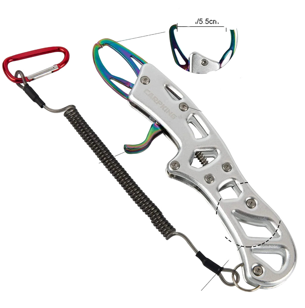 Alicate de Pesca Fish Grip e Tesoura em Titânio Kit = FRETE GRÀTIS - Jig Brasil