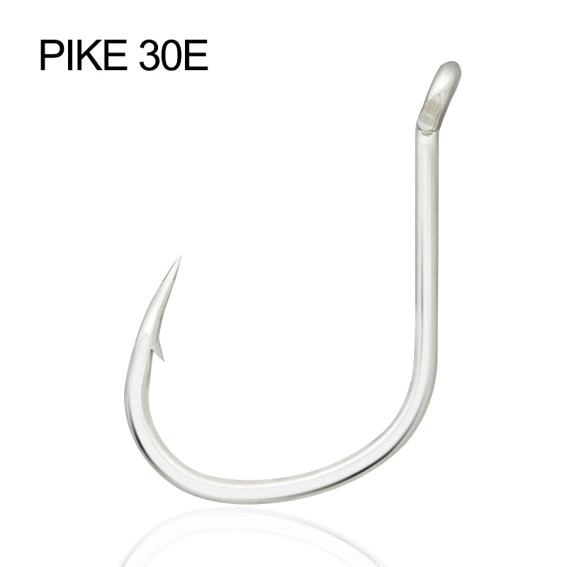 Anzol PIKE 30PCS 1/0 2/0 3/0 4/0 FRETE GRÁTIS - Jig Brasil