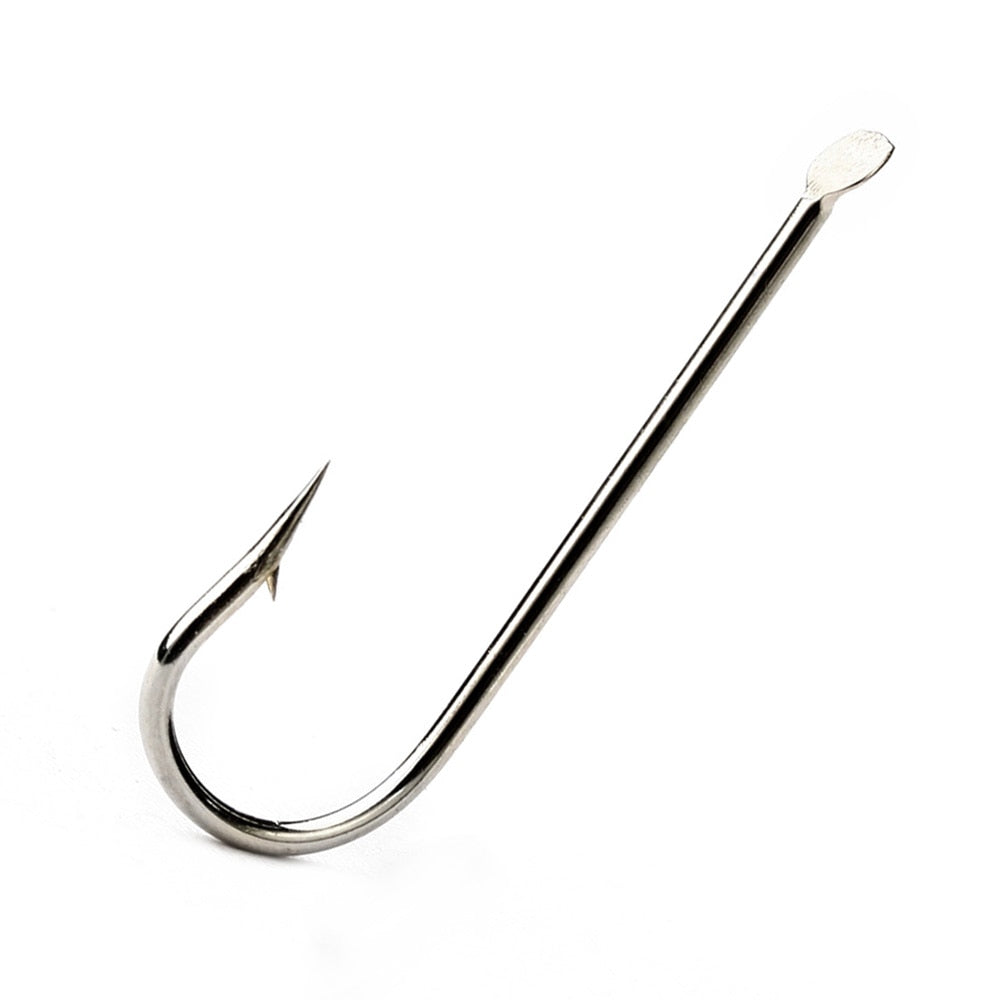 Anzol Patinha de Aço Carbono 1 # a 10 # Caixa com 100 Peças FRETE GRÁTIS - Jig Brasil