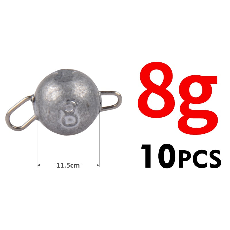 Chumbada para Montagem Carolina Rig de 2g a 18gramas FRETE GRÁTIS - Jig Brasil