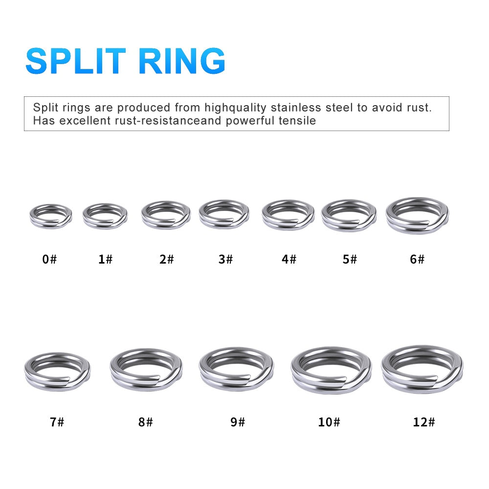 Split Rig 50 Unidades em Aço Inoxidável FRETE GRÁTIS - Jig Brasil