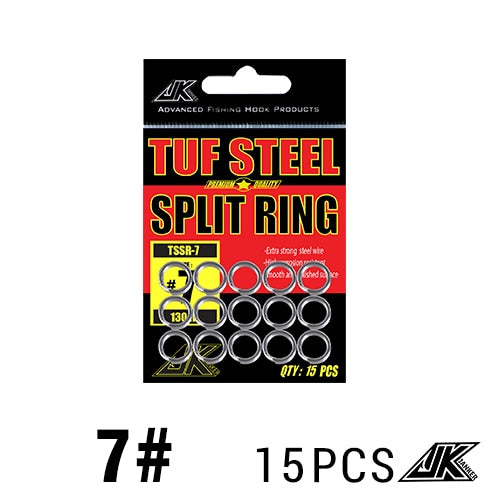 Split Rings em Aço Inox FRETE GRÁTIS - Jig Brasil