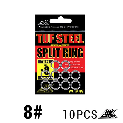 Split Rings em Aço Inox FRETE GRÁTIS - Jig Brasil