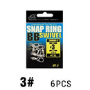 Snap com Girador de Alta Rotação em Aço Inoxidável até 214 libras FRETE GRÁTIS - Jig Brasil