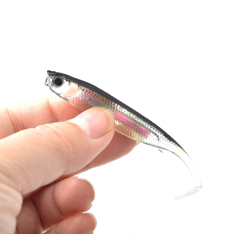 Isca Artificial Lambari Shad 8 Peças Ultra Macia FRETE GRÁTIS - Jig Brasil