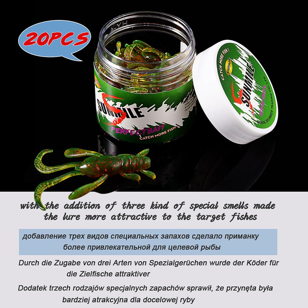 Isca Artificial Lagostim 20 UNIDADES FRETE GRÁTIS - Jig Brasil